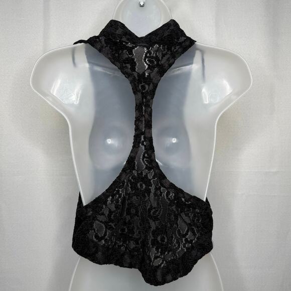 Free People Lace Velvet Top - Picture 5 of 8